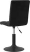 vidaXL - Eetkamerstoelen - draaibaar - 2 - st - fluweel - zwart