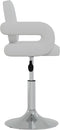 vidaXL - Eetkamerstoelen - draaibaar - 2 - st - kunstleer - wit