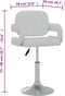 vidaXL - Eetkamerstoelen - draaibaar - 2 - st - kunstleer - wit