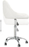 vidaXL - Eetkamerstoelen - draaibaar - 2 - st - kunstleer - wit