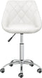 vidaXL - Eetkamerstoelen - draaibaar - 2 - st - kunstleer - wit
