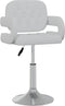 vidaXL - Eetkamerstoelen - draaibaar - 2 - st - kunstleer - wit