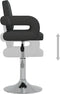 vidaXL - Eetkamerstoelen - draaibaar - 2 - st - kunstleer - zwart