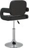 vidaXL - Eetkamerstoelen - draaibaar - 2 - st - kunstleer - zwart