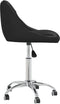 vidaXL - Eetkamerstoelen - draaibaar - 2 - st - kunstleer - zwart
