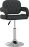 vidaXL - Eetkamerstoelen - draaibaar - 2 - st - kunstleer - zwart