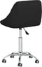 vidaXL - Eetkamerstoelen - draaibaar - 2 - st - kunstleer - zwart