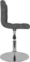 vidaXL - Eetkamerstoelen - draaibaar - 2 - st - stof - donkergrijs