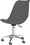 vidaXL - Eetkamerstoelen - draaibaar - 2 - st - stof - donkergrijs