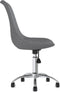 vidaXL - Eetkamerstoelen - draaibaar - 2 - st - stof - lichtgrijs