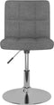 vidaXL - Eetkamerstoelen - draaibaar - 2 - st - stof - lichtgrijs