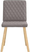vidaXL - Eetkamerstoelen - draaibaar - 2 - st - stof - taupe