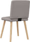 vidaXL - Eetkamerstoelen - draaibaar - 2 - st - stof - taupe