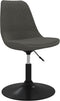 vidaXL - Eetkamerstoelen - draaibaar - 4 - st - fluweel - donkergrijs