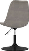 vidaXL - Eetkamerstoelen - draaibaar - 4 - st - fluweel - lichtgrijs