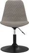 vidaXL - Eetkamerstoelen - draaibaar - 4 - st - fluweel - lichtgrijs