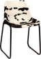 vidaXL - Eetkamerstoelen - echt - geitenleer - 2 - st