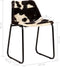 vidaXL - Eetkamerstoelen - echt - geitenleer - 2 - st