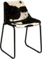 vidaXL - Eetkamerstoelen - echt - geitenleer - 2 - st