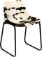 vidaXL - Eetkamerstoelen - echt - geitenleer - 2 - st