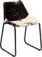 vidaXL - Eetkamerstoelen - echt - geitenleer - 2 - st