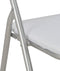 vidaXL - Eetkamerstoelen - inklapbaar - 2 - st - kunstleer - wit