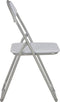 vidaXL - Eetkamerstoelen - inklapbaar - 2 - st - kunstleer - wit