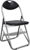 vidaXL - Eetkamerstoelen - inklapbaar - 6 - st - kunstleer - en - staal - zwart