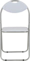 vidaXL - Eetkamerstoelen - inklapbaar - 6 - st - kunstleer - wit