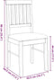 vidaXL - Eetkamerstoelen - met - kussens - 2 - st - massief - hout - rubber - bruin