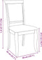 vidaXL - Eetkamerstoelen - met - kussens - 2 - st - massief - hout - rubber - bruin