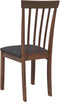 vidaXL - Eetkamerstoelen - met - kussens - 2 - st - massief - hout - rubber - bruin