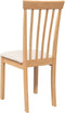 vidaXL - Eetkamerstoelen - met - kussens - 2 - st - massief - hout - naturel - rubber