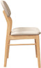 vidaXL - Eetkamerstoelen - met - kussens - 2 - st - massief - hout - naturel - rubber