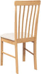vidaXL - Eetkamerstoelen - met - kussens - 2 - st - massief - hout - rubber