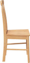 vidaXL - Eetkamerstoelen - met - kussens - 2 - st - massief - hout - rubber