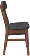 vidaXL - Eetkamerstoelen - met - kussens - 2 - st - massief - hout - rubber - bruin