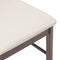 vidaXL - Eetkamerstoelen - met - kussens - 2 - st - massief - hout - rubber - bruin