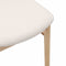vidaXL - Eetkamerstoelen - met - kussens - 2 - st - massief - hout - naturel - rubber