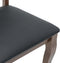 vidaXL - Eetkamerstoelen - met - kussens - 2 - st - massief - hout - rubber - bruin
