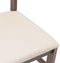 vidaXL - Eetkamerstoelen - met - kussens - 2 - st - massief - hout - rubber - bruin