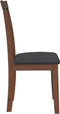 vidaXL - Eetkamerstoelen - met - kussens - 2 - st - massief - hout - rubber - bruin