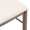 vidaXL - Eetkamerstoelen - met - kussens - 2 - st - massief - hout - rubber - bruin