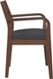vidaXL - Eetkamerstoelen - met - kussens - 2 - st - massief - hout - rubber - bruin