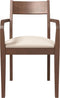 vidaXL - Eetkamerstoelen - met - kussens - 2 - st - massief - hout - rubber - bruin