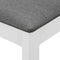 vidaXL - Eetkamerstoelen - met - kussens - 2 - st - massief - hout - wit