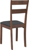 vidaXL - Eetkamerstoelen - met - kussens - 2 - st - massief - hout - rubber - bruin