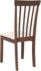 vidaXL - Eetkamerstoelen - met - kussens - 2 - st - massief - hout - rubber - bruin