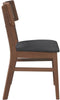 vidaXL - Eetkamerstoelen - met - kussens - 2 - st - massief - hout - rubber - bruin
