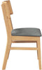 vidaXL - Eetkamerstoelen - met - kussens - 2 - st - massief - hout - rubber